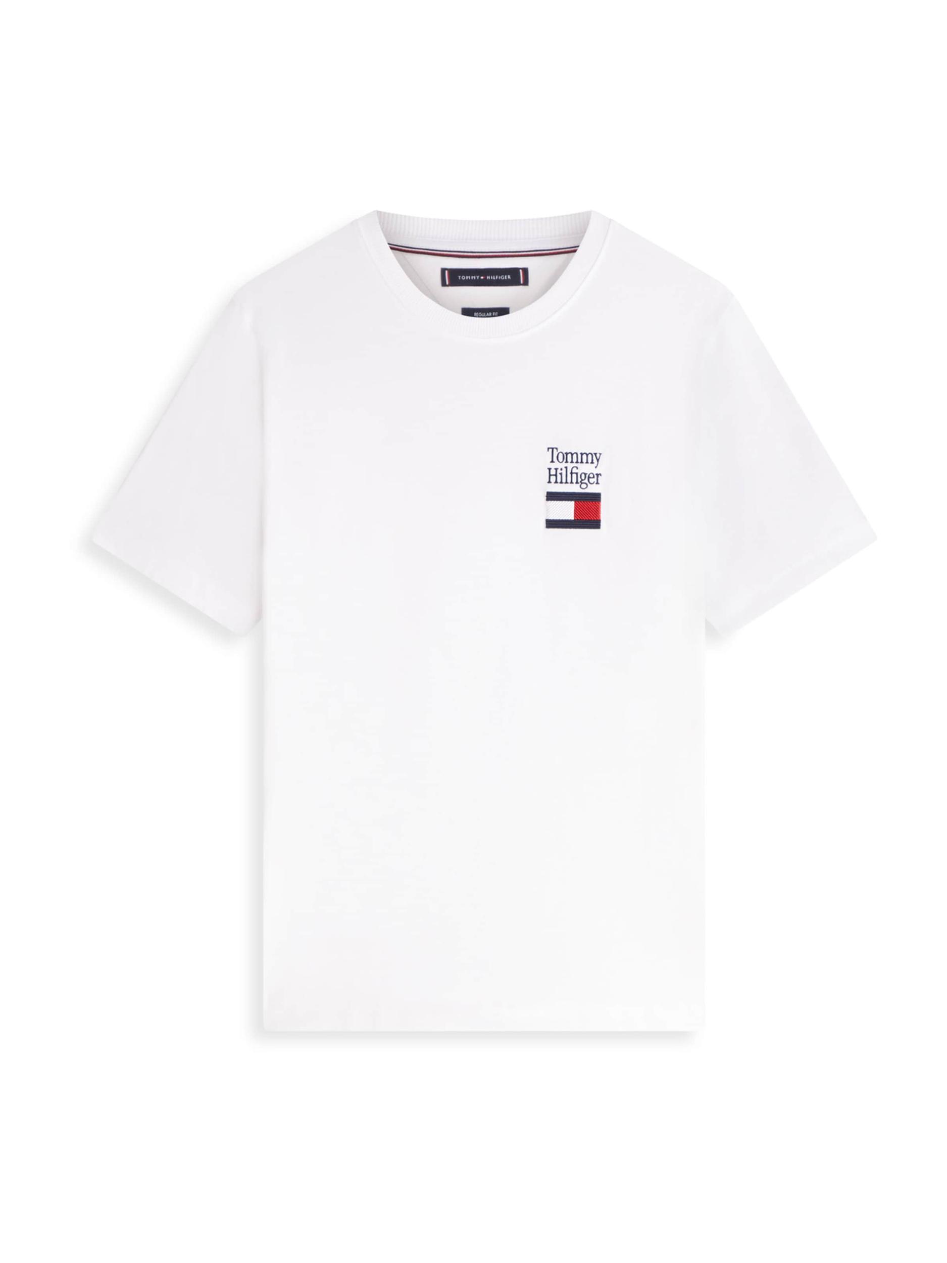 TOMMY HILFIGER Särk 'BRAND LOVE' meresinine / punane / valge