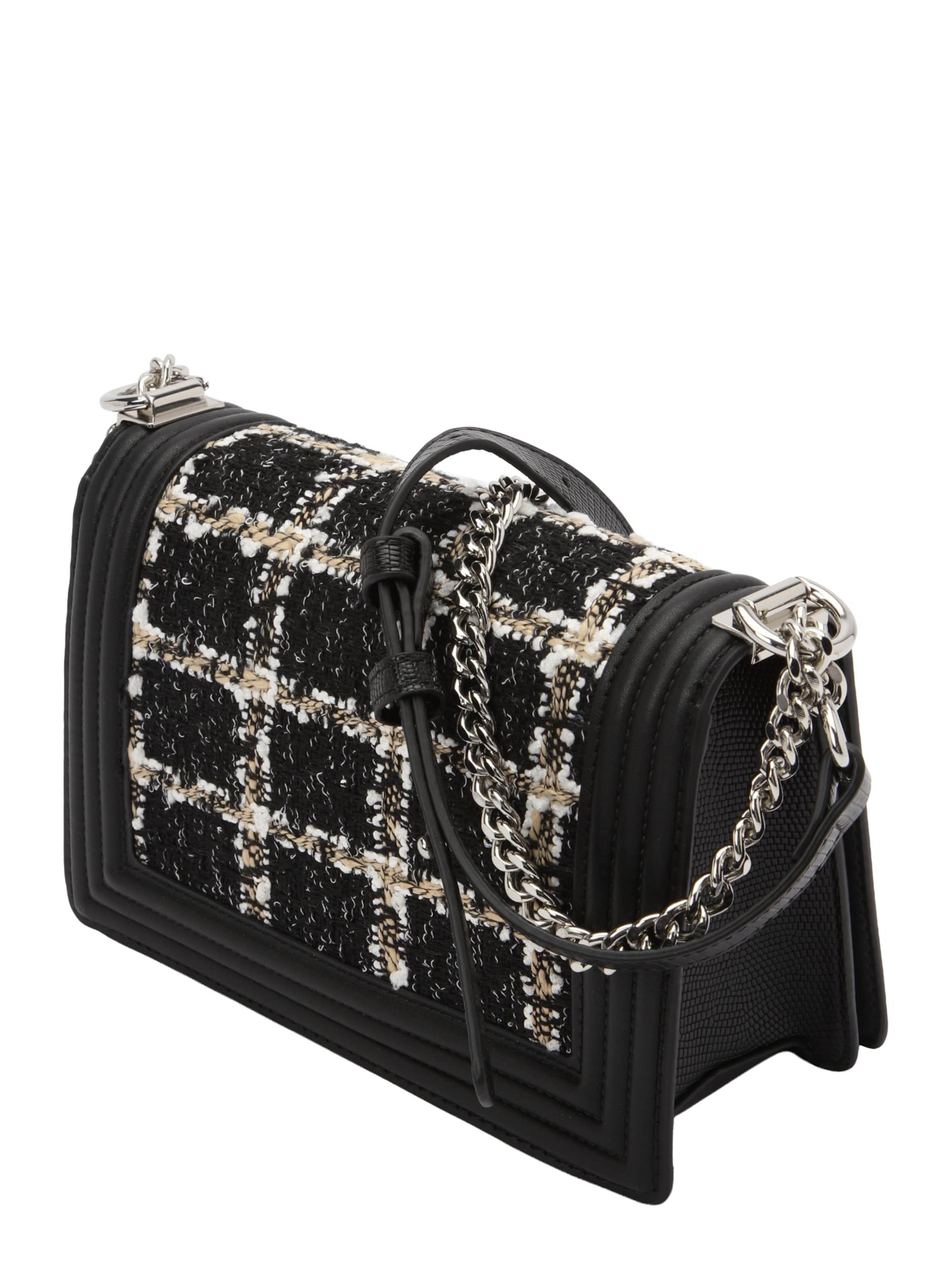 19V69 ITALIA Õlakott 'Mila' must / valge