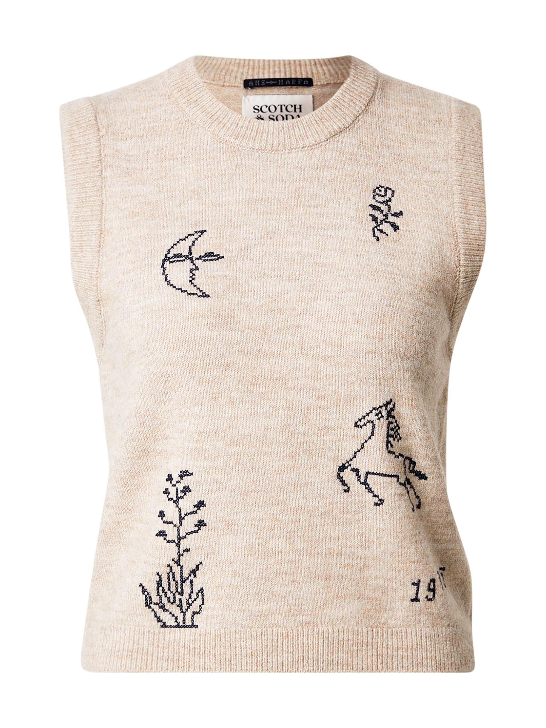 SCOTCH & SODA Kampsun beež / must