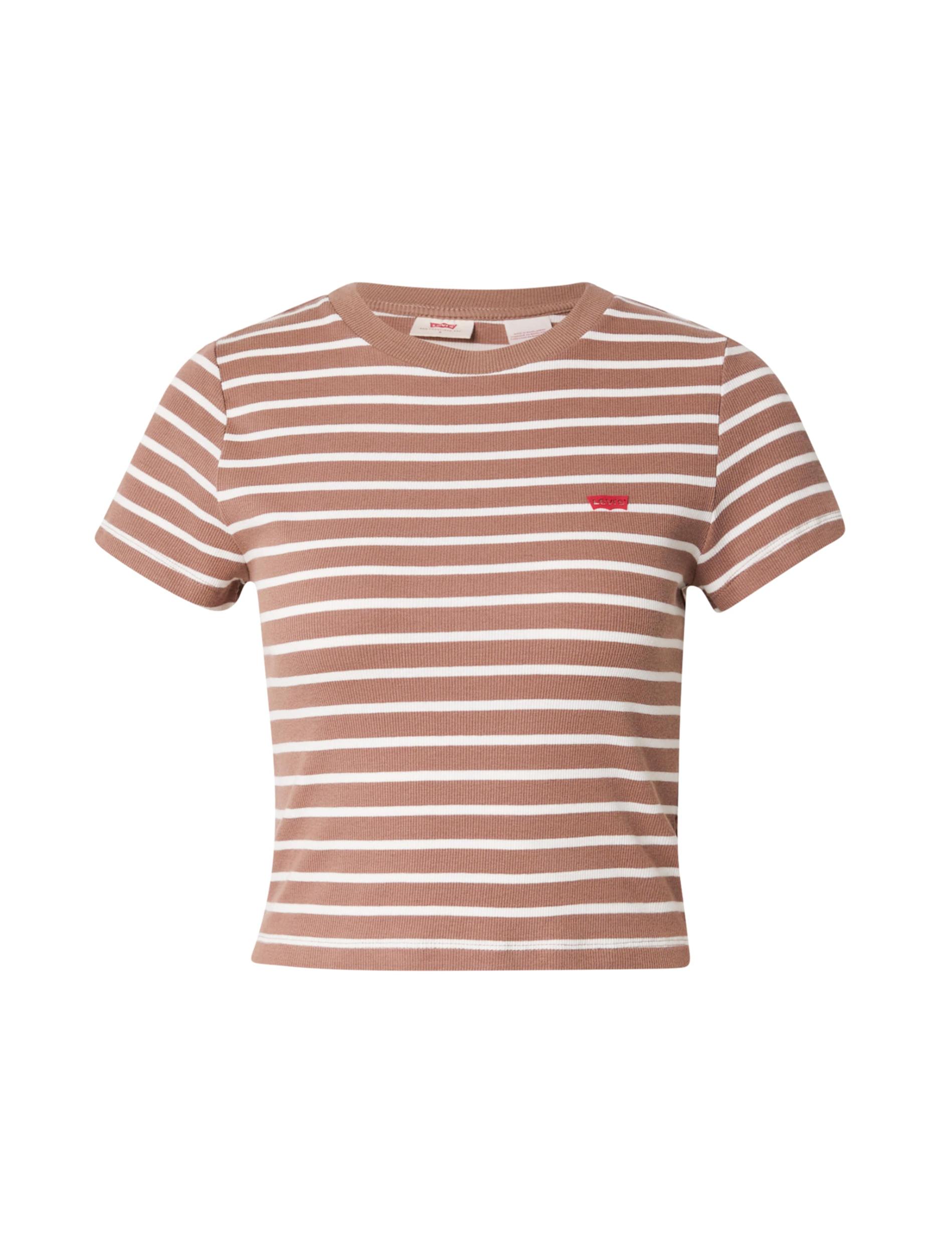 LEVI'S  Särk 'Essential Sporty Tee' helepruun / valge