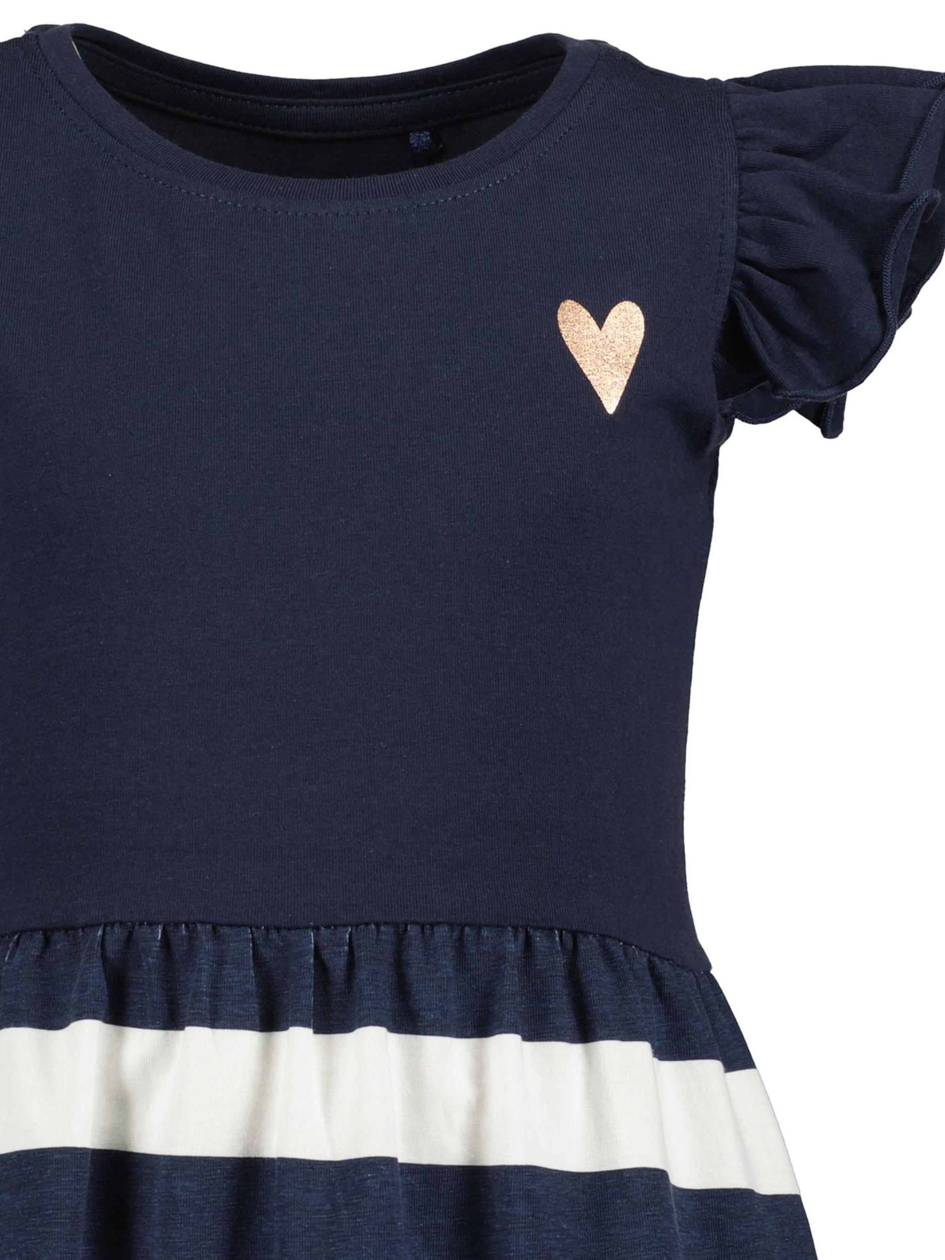 BLUE SEVEN Kleit meresinine / kuld / valge