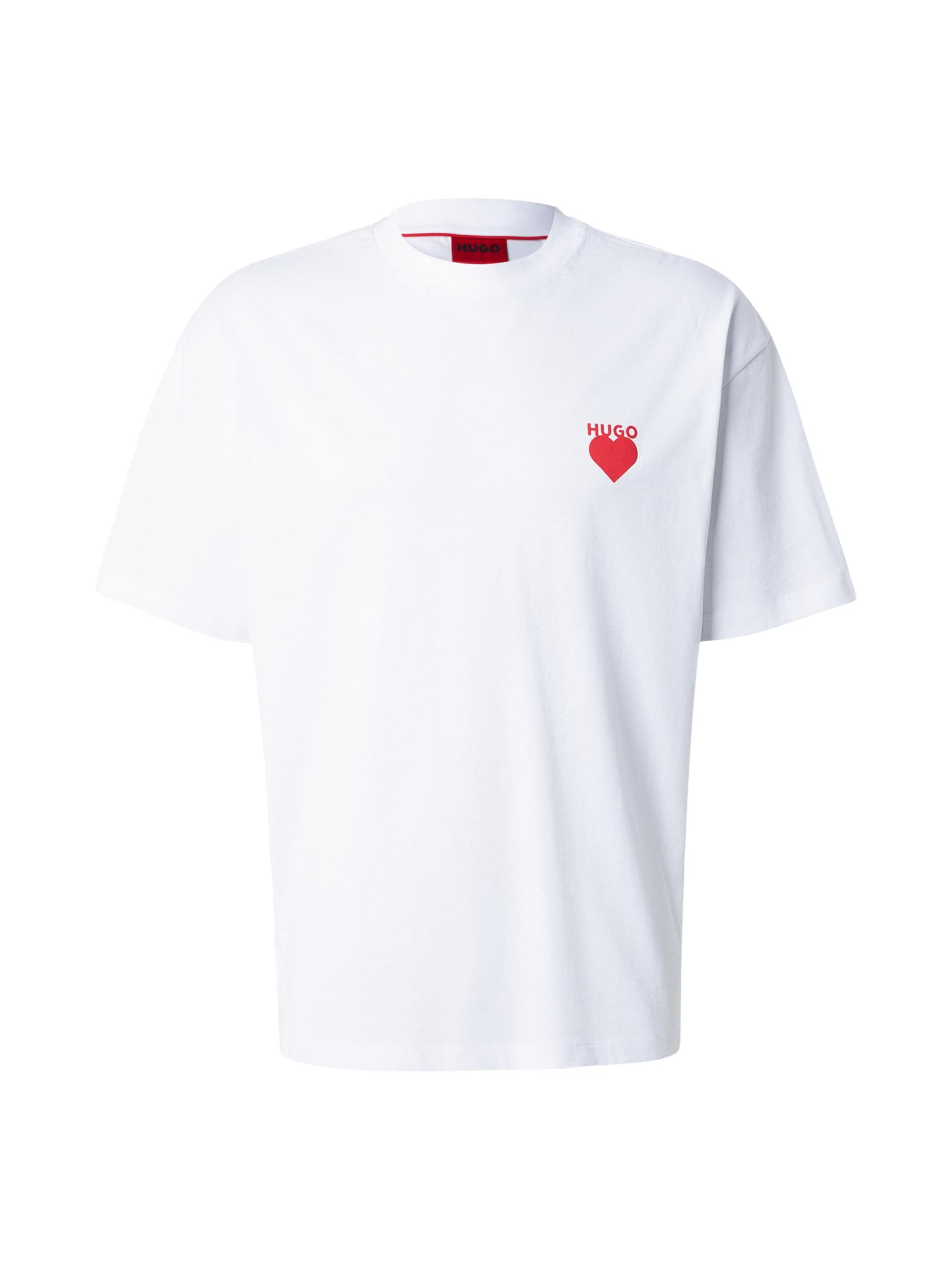 HUGO Särk 'Dewdam' punane / valge