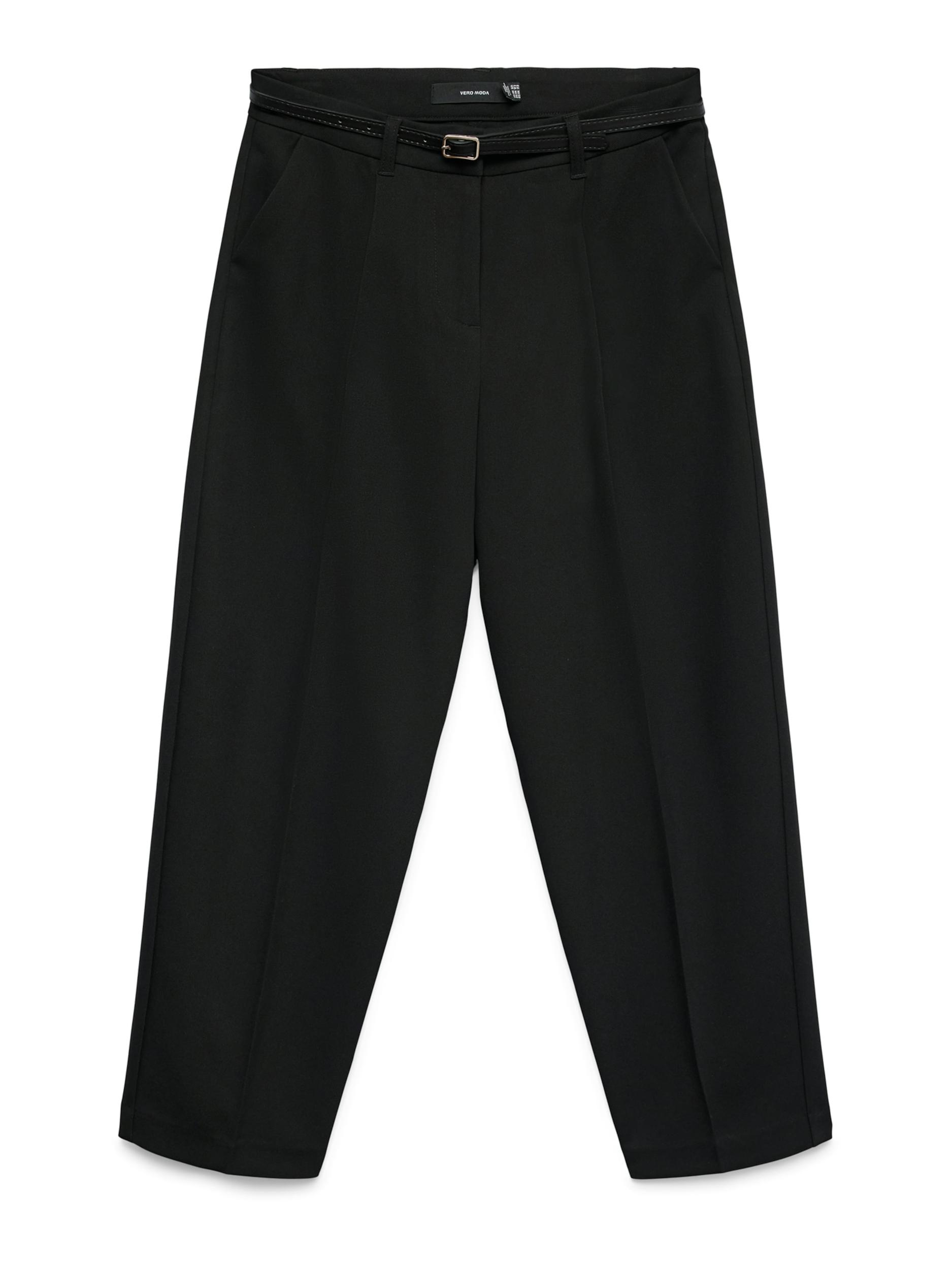 VERO MODA Voltidega püksid 'VMElma' must