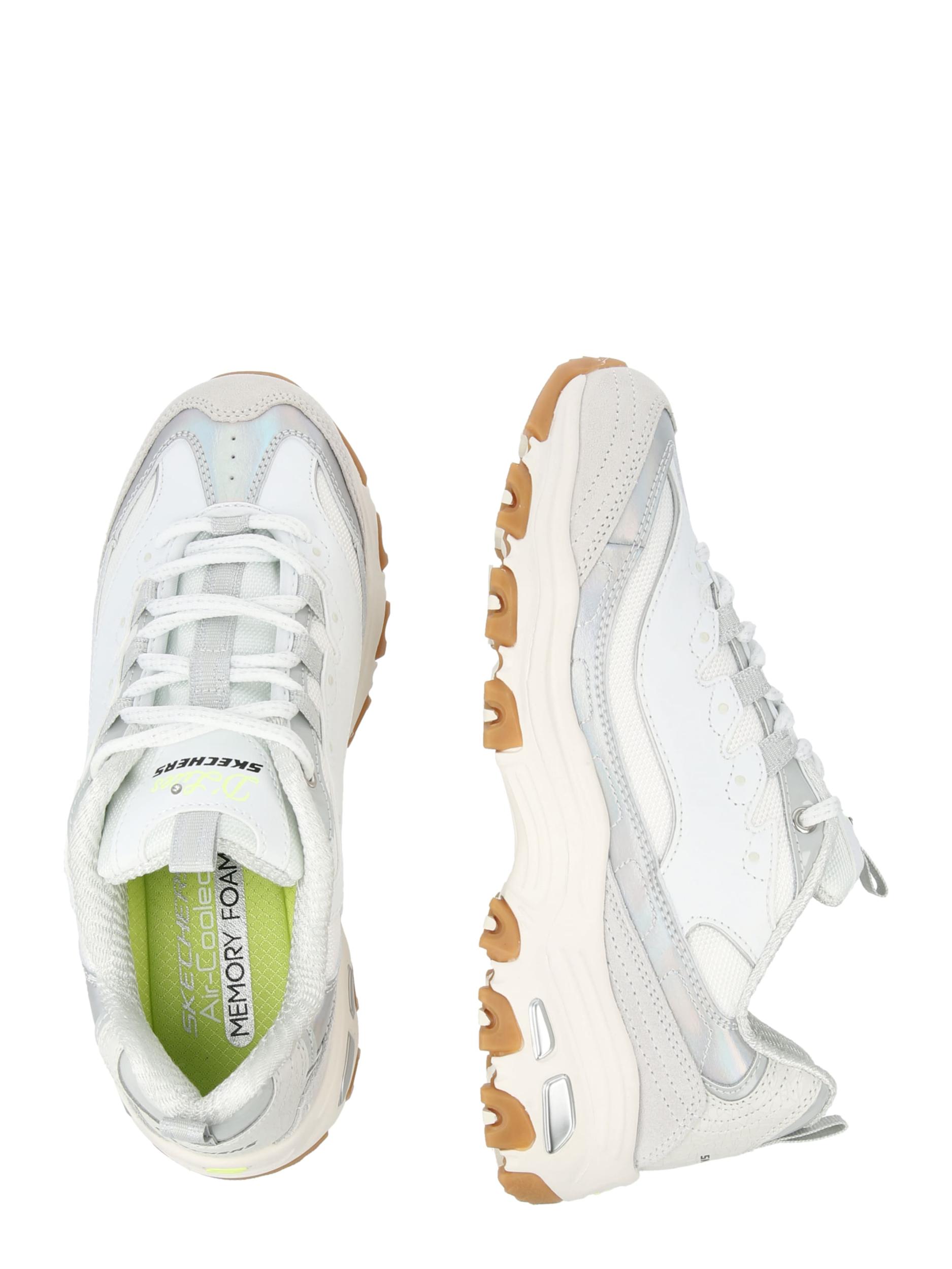 SKECHERS Madalad ketsid 'DAZZLING SHINE' helehall / hõbe / valge