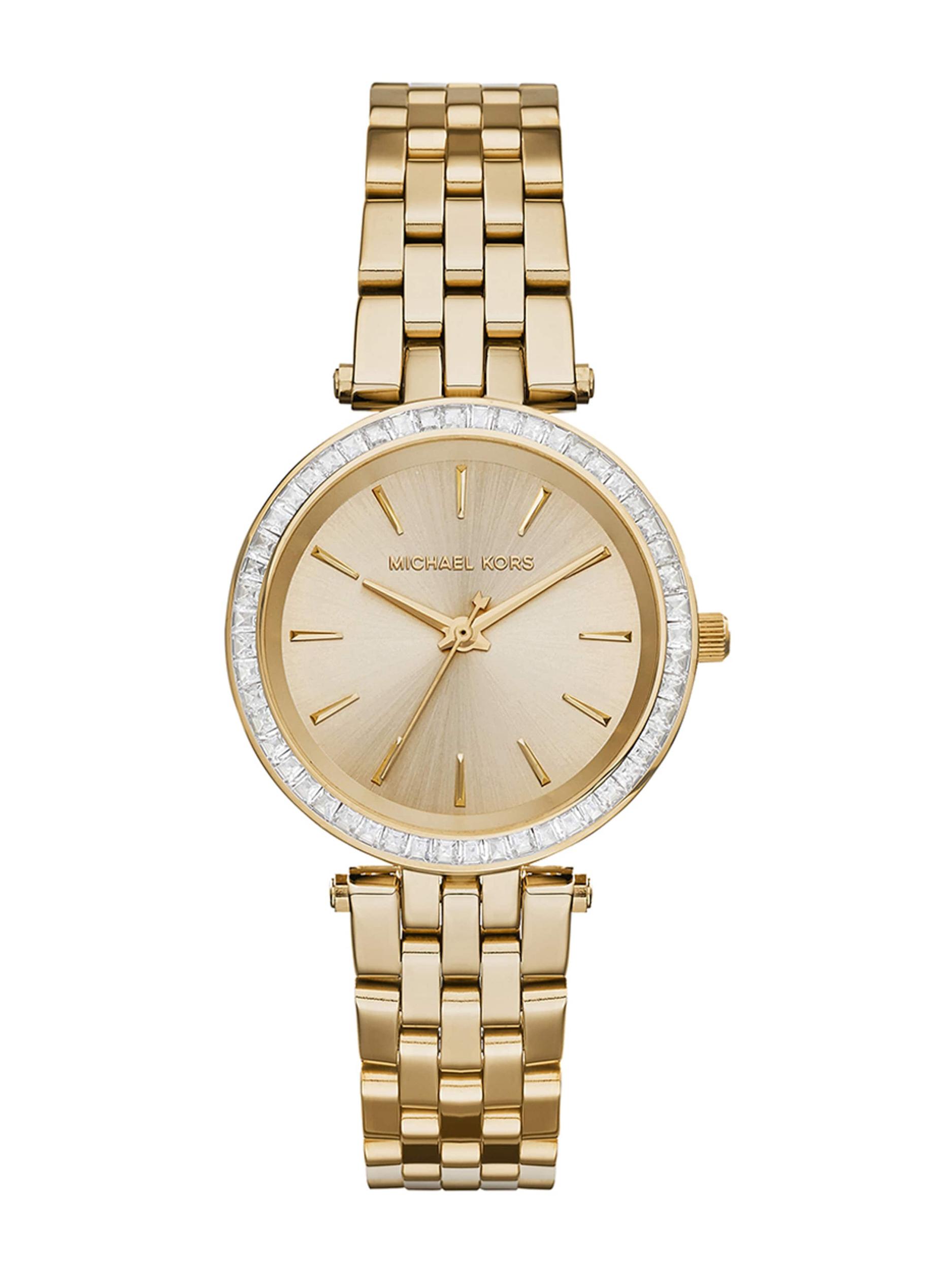 Michael Kors Analoogkell 'Darci' kuld / läbipaistev