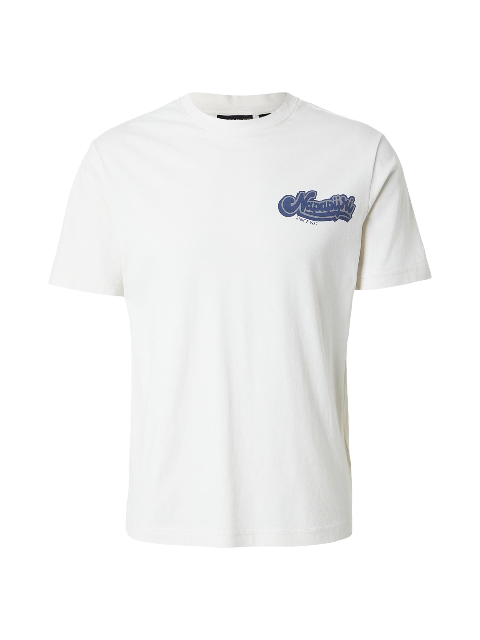 NAPAPIJRI Särk 'S-ZINC' meresinine / hall / valge