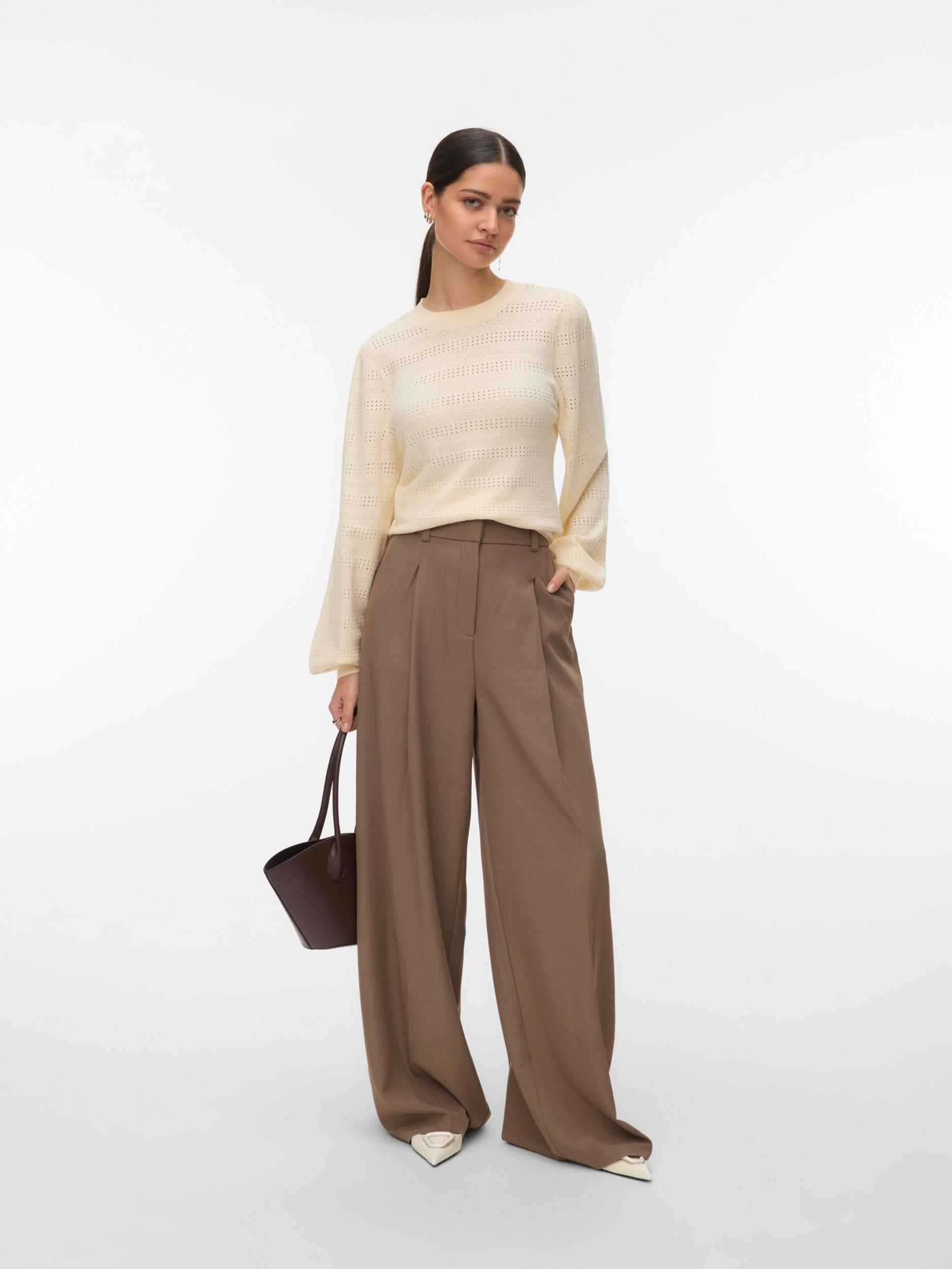 VERO MODA Kampsun 'VMLIMONE' beež