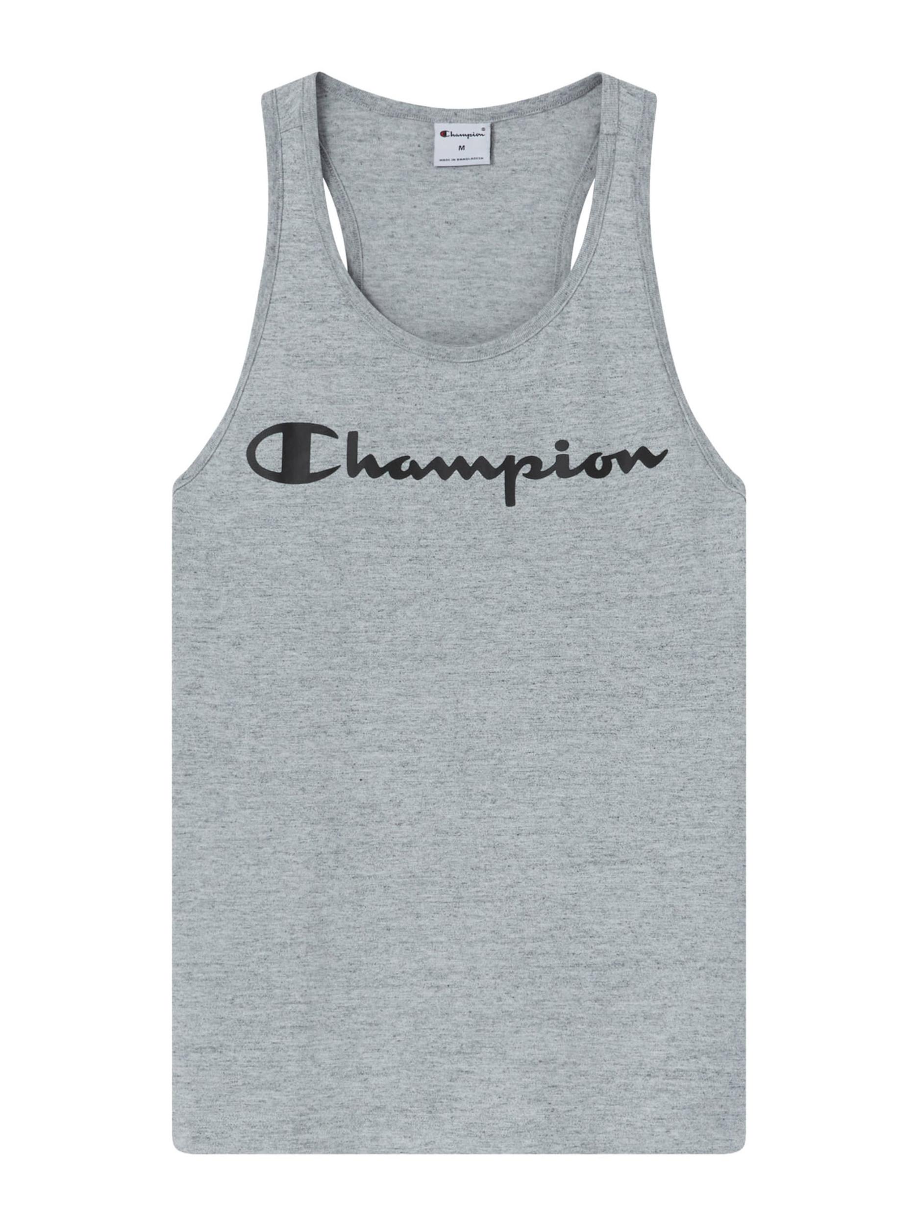 Champion Authentic Athletic Apparel Särk meleeritud hall / must