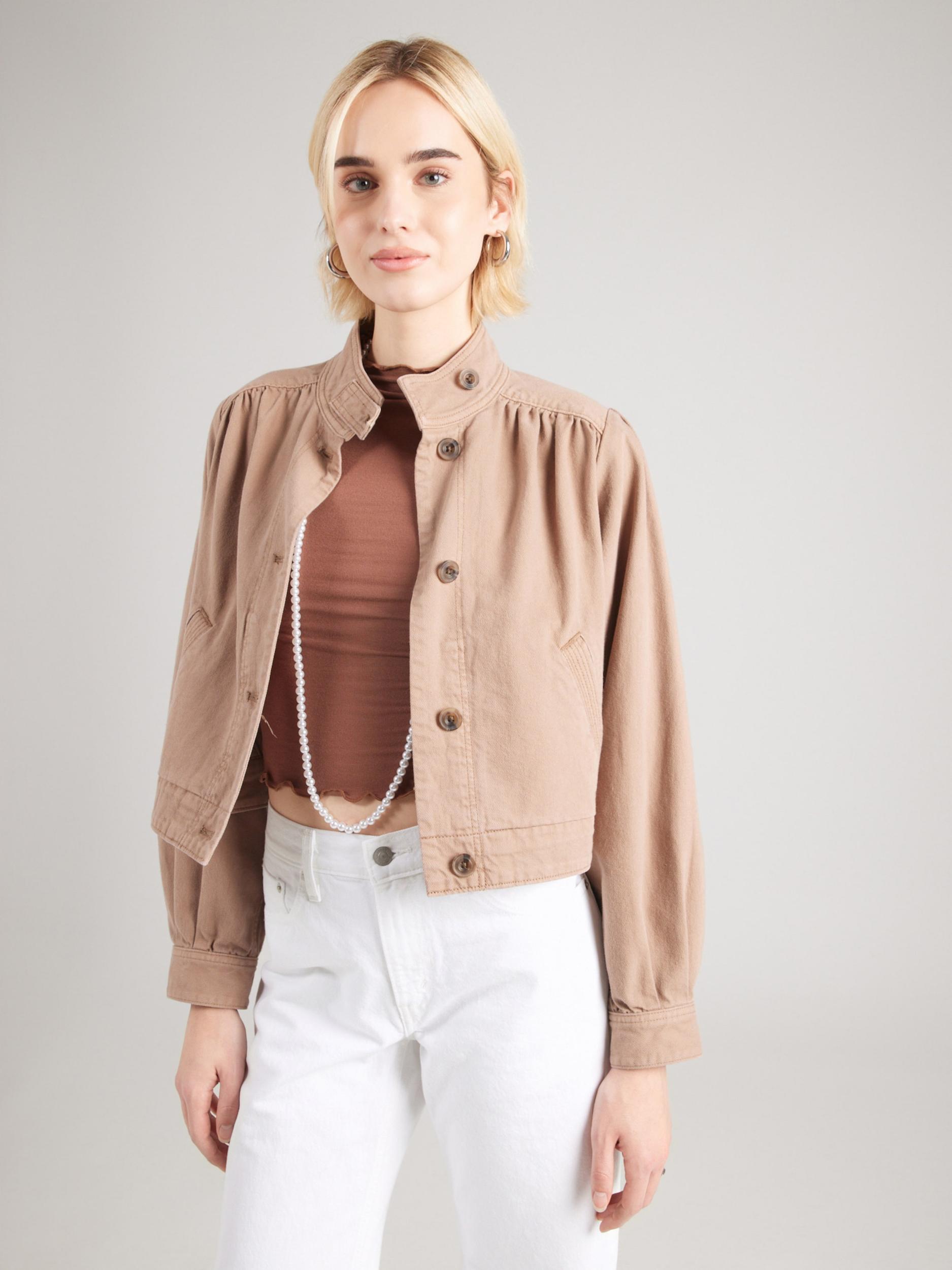 LEVI'S  Kevad-sügisjope 'Parker Pretty Short Coat' beež