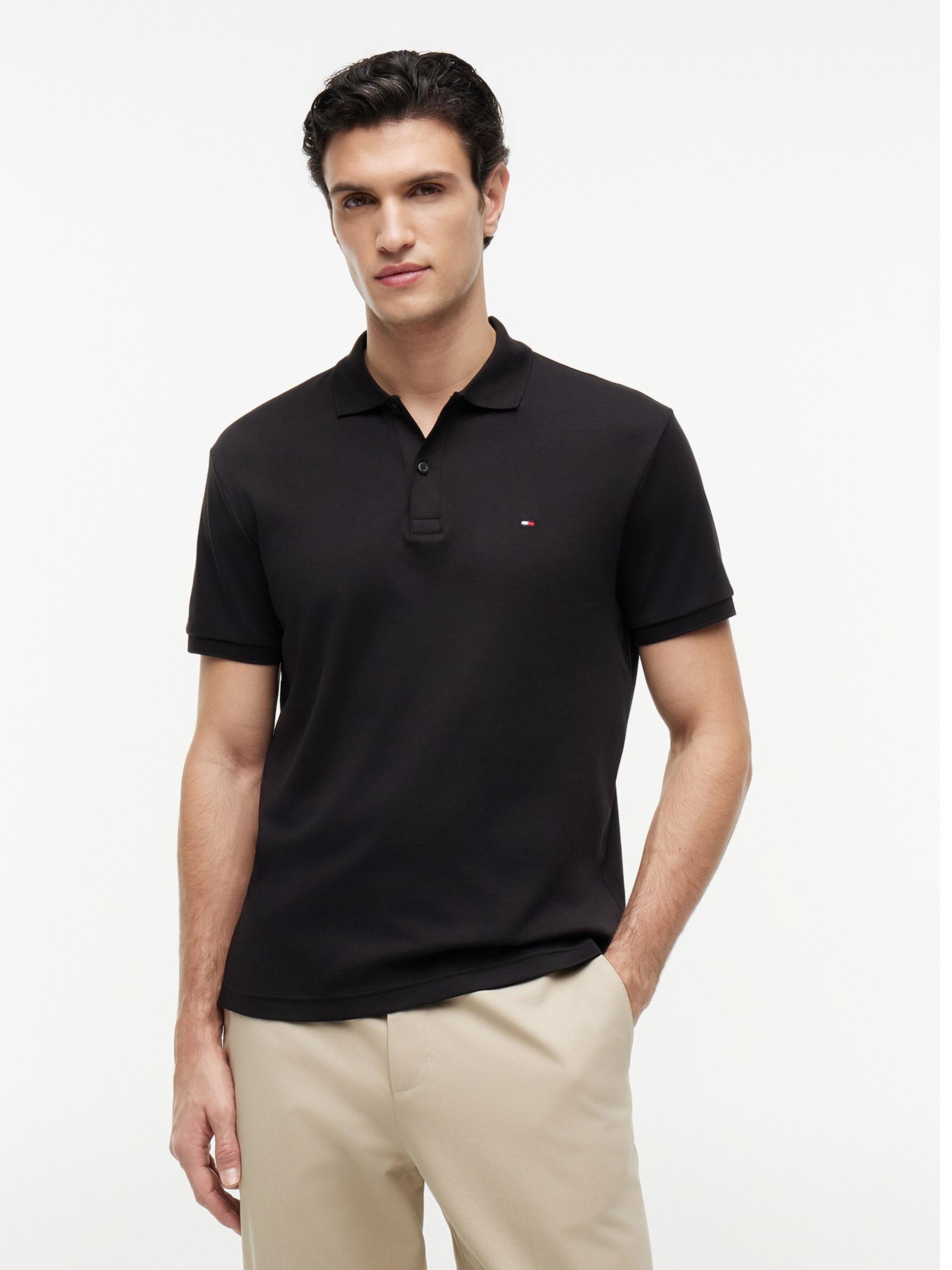 TOMMY HILFIGER Särk 'Essential' punane / must / valge