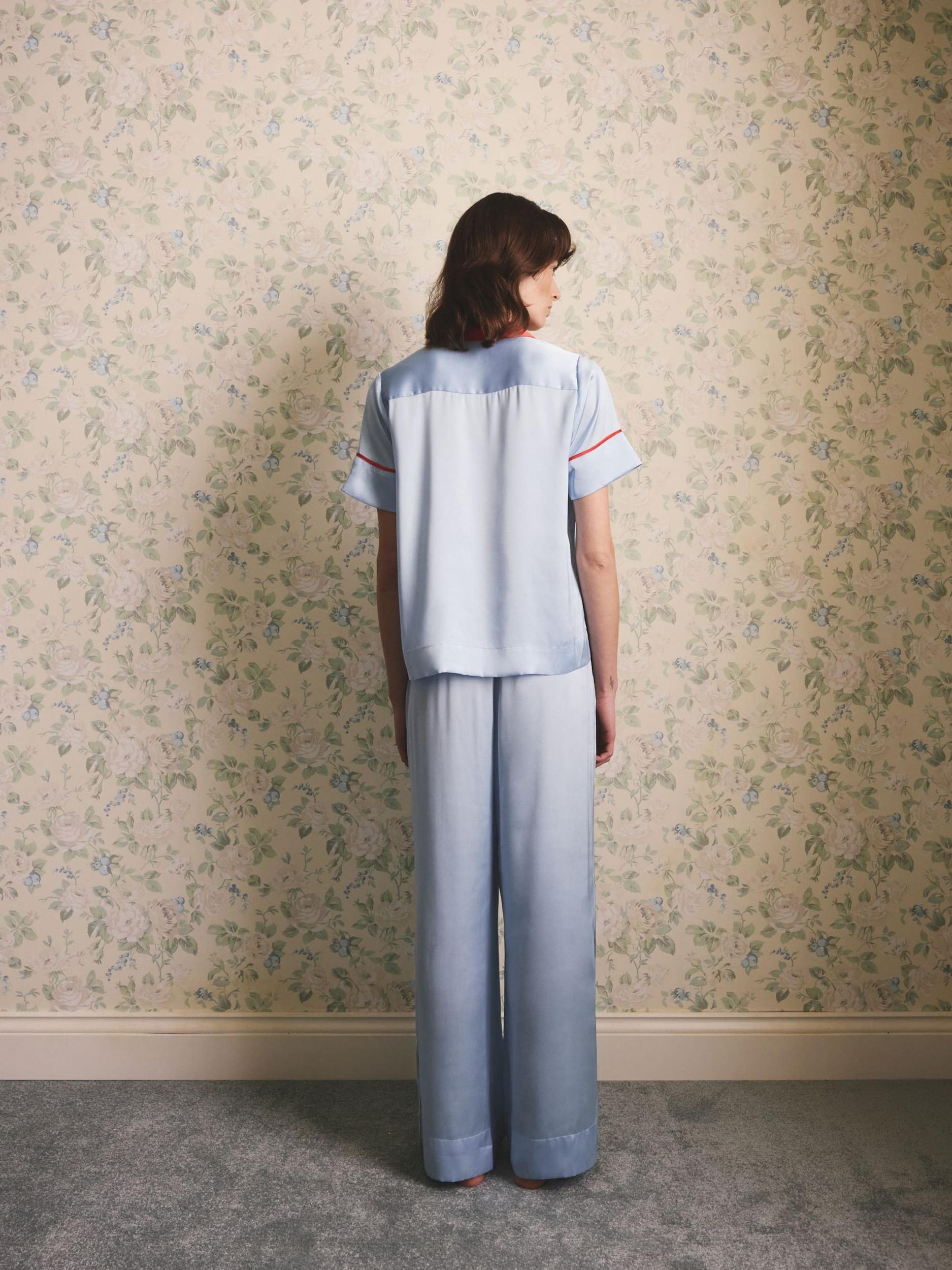 Cath Kidston Pidžaama helesinine / punane / valge