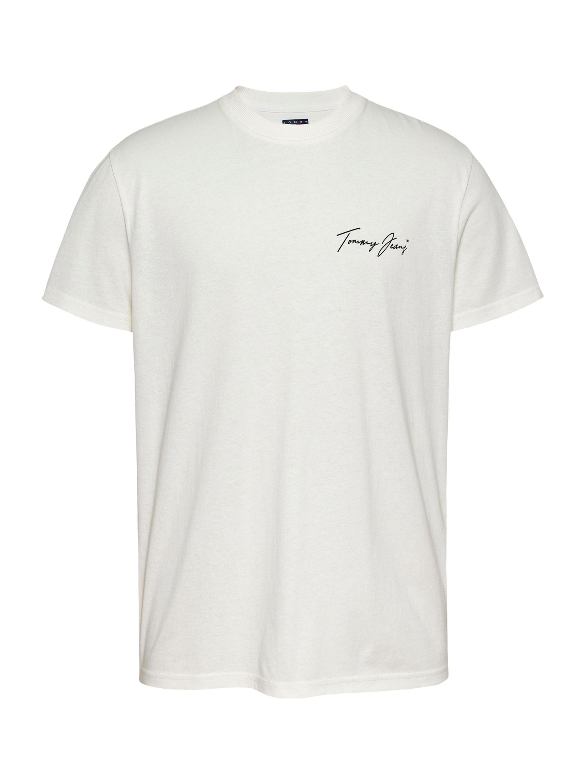 Tommy Jeans Särk 'NOVELTY' kreem / safiir / helepunane / must