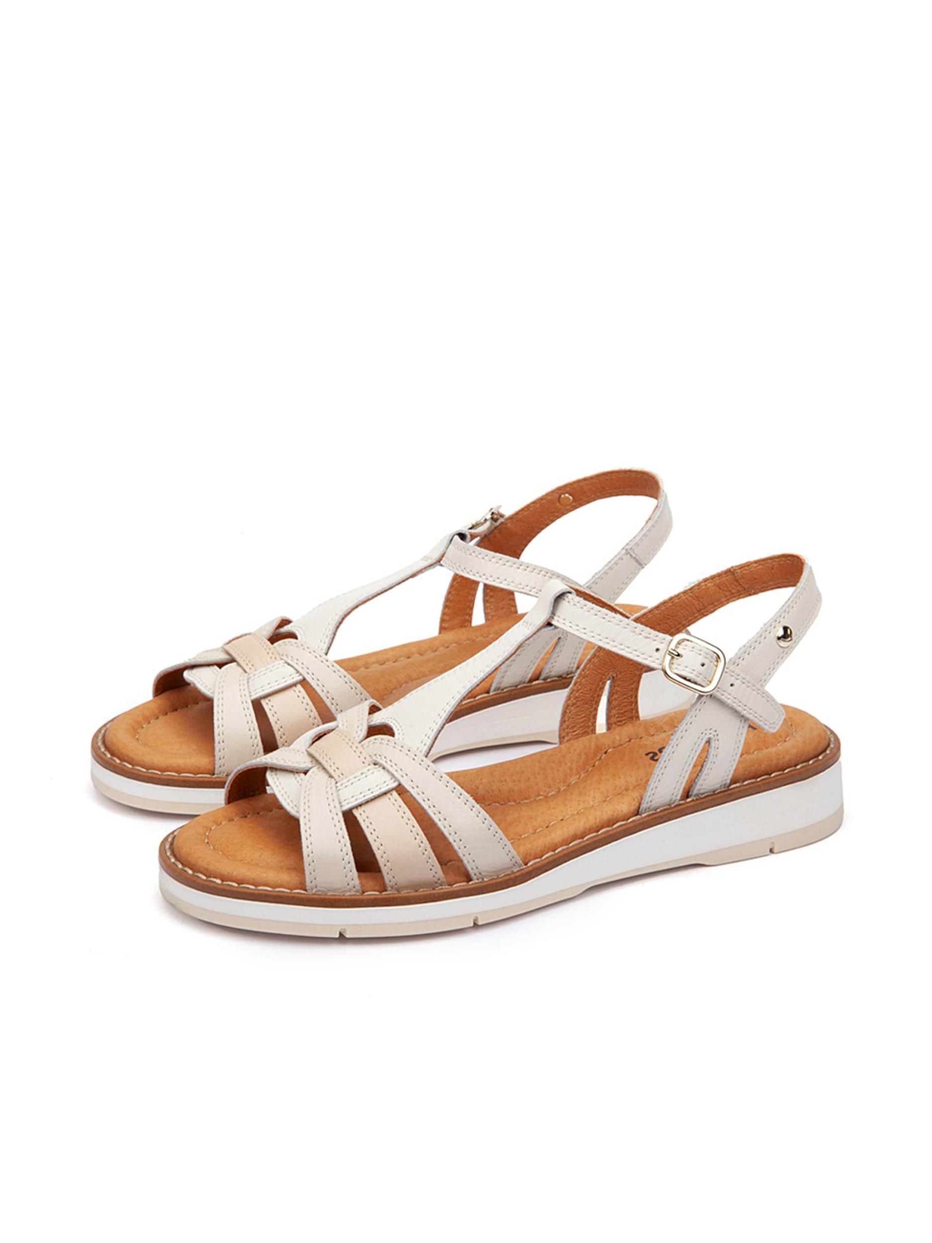 PIKOLINOS Rihmik 'Roquetas' kreem / täisvalge