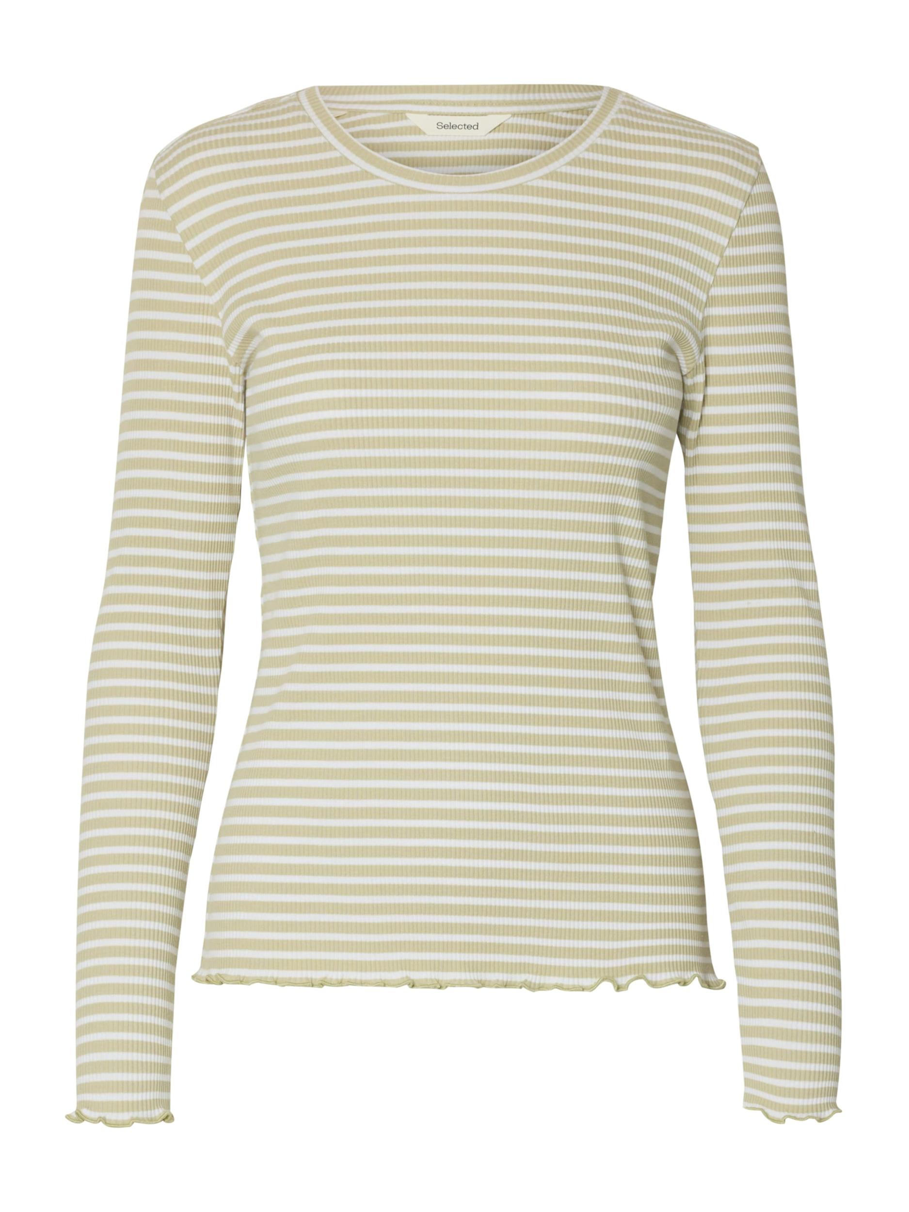 SELECTED Särk 'SLFELLEN' pastellroheline / valge