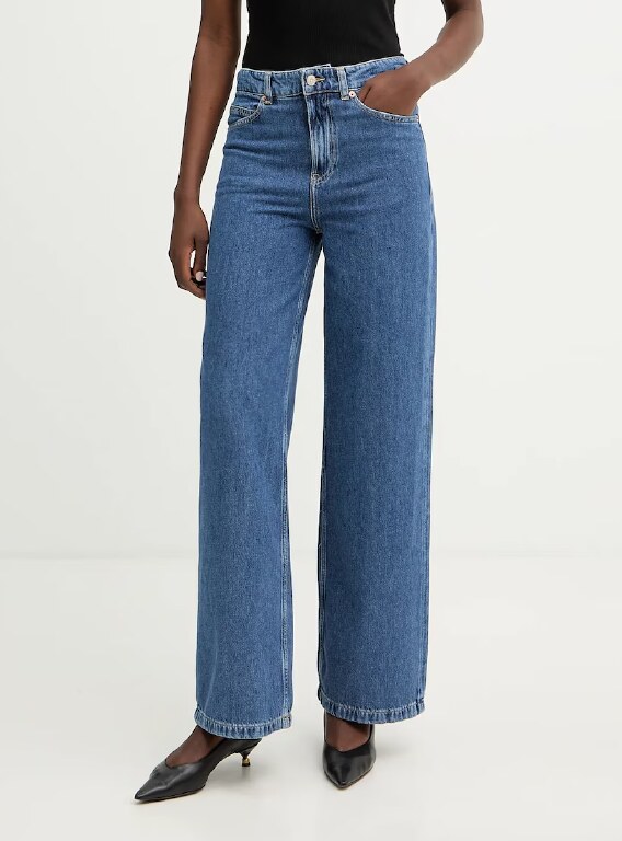 Sirge lõikega teksapüksid