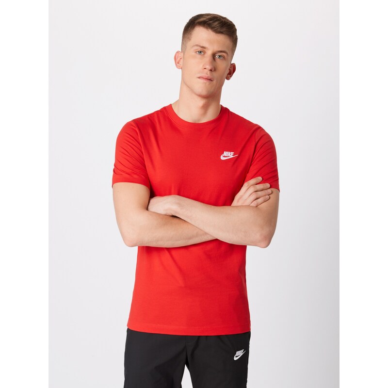 Nike Sportswear Särk 'Club' punane / valge