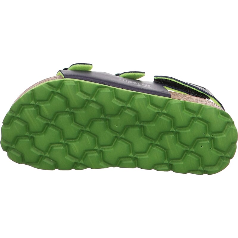 SUPERFIT Sandaalid roheline / must