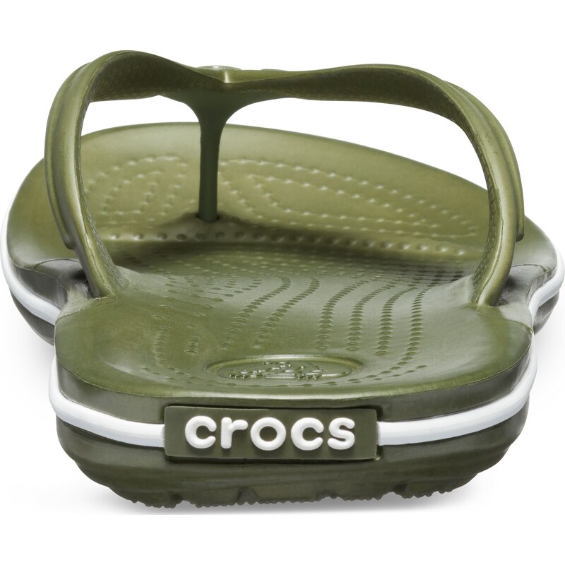 Crocs Crocband Flip Army Green/White