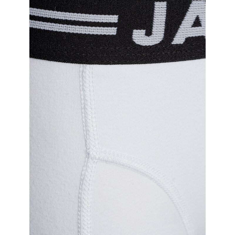 Jack & Jones Junior Aluspüksid meleeritud hall / must / valge