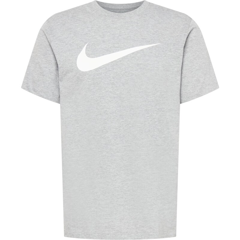 Nike Sportswear Särk 'Swoosh' meleeritud hall / valge