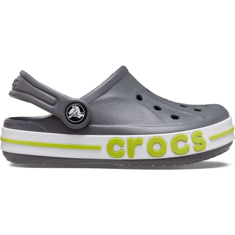 Crocs Bayaband Clog Kid's 207018 Slate Grey/Lime Punch