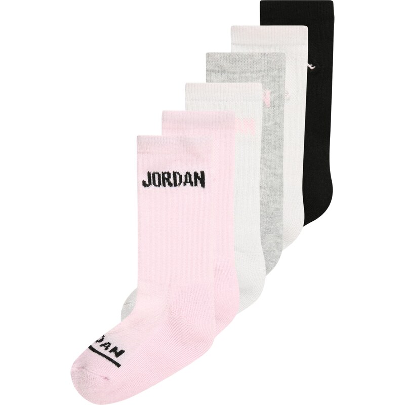 Jordan Sokid meleeritud hall / rosé / must / valge