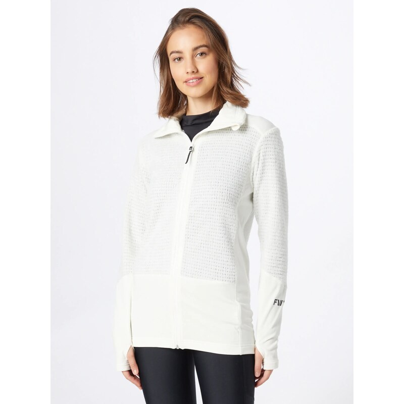 FW Fliisjakk 'MANIFEST ALPHA' must / valge