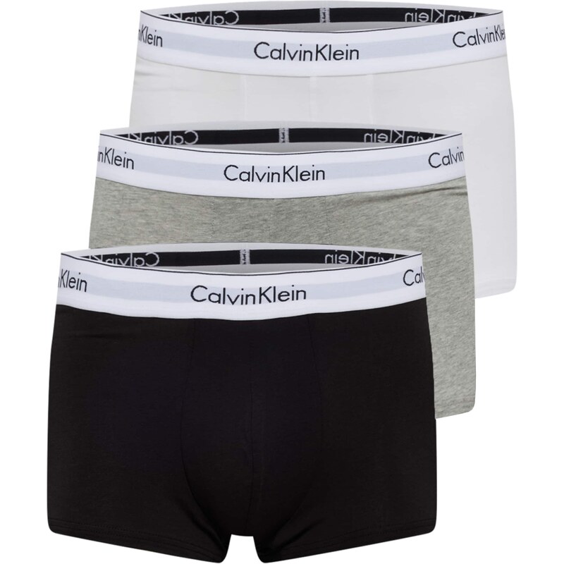 Calvin Klein Underwear Bokserid meleeritud hall / must / valge