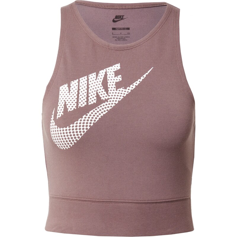 Nike Sportswear Topp kahvatulilla / valge