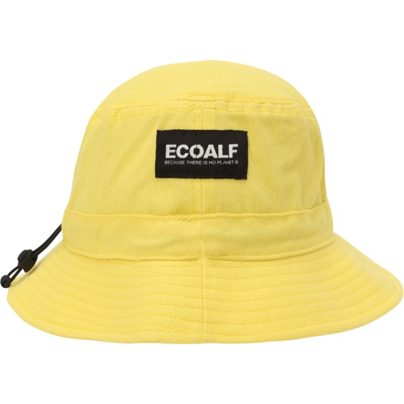 ECOALF Müts 'BAS' helekollane / must / valge