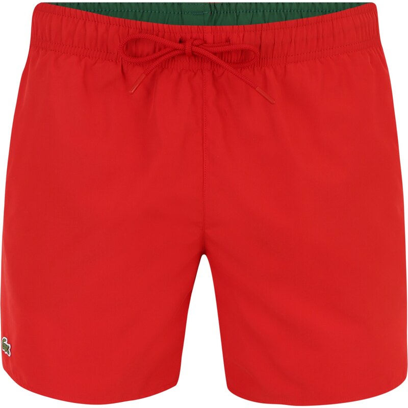 LACOSTE Ujumispüksid roheline / punane / valge
