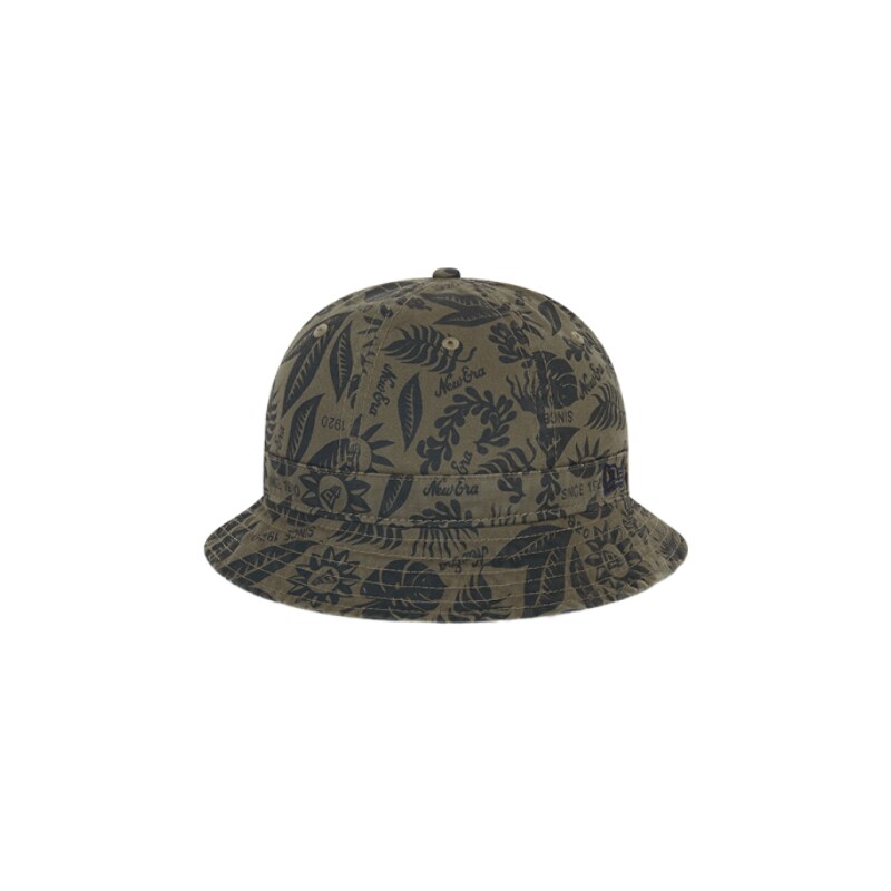 New Era Floral Print Khaki Explorer Bucket Hat