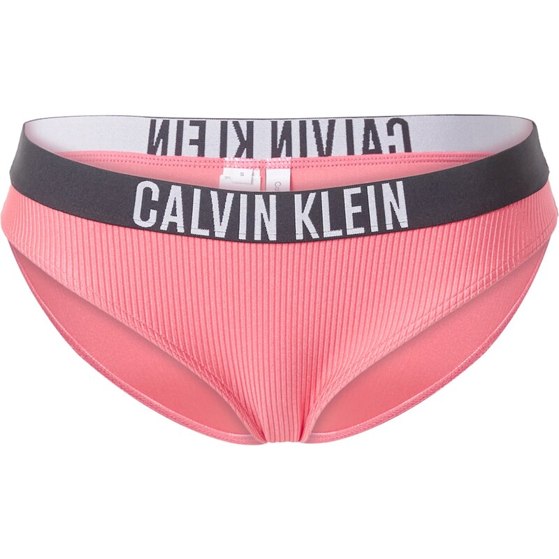 Calvin Klein Swimwear Bikiinipüksid heleroosa / must / valge