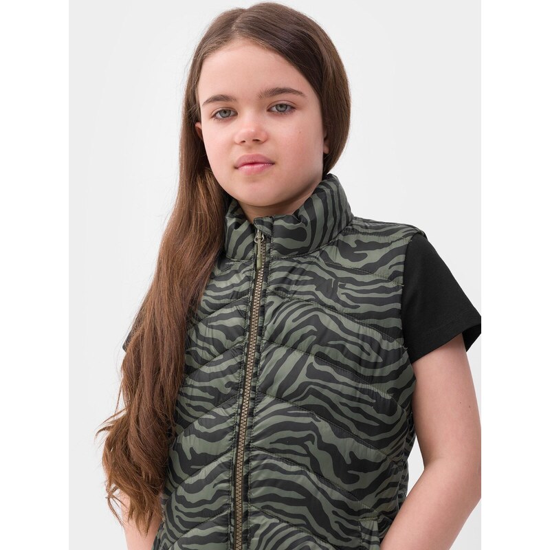 4F Girls' synthetic-fill down vest
