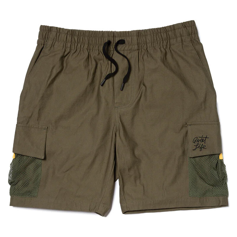 The Quiet Life Military Mesh Cargo Shorts