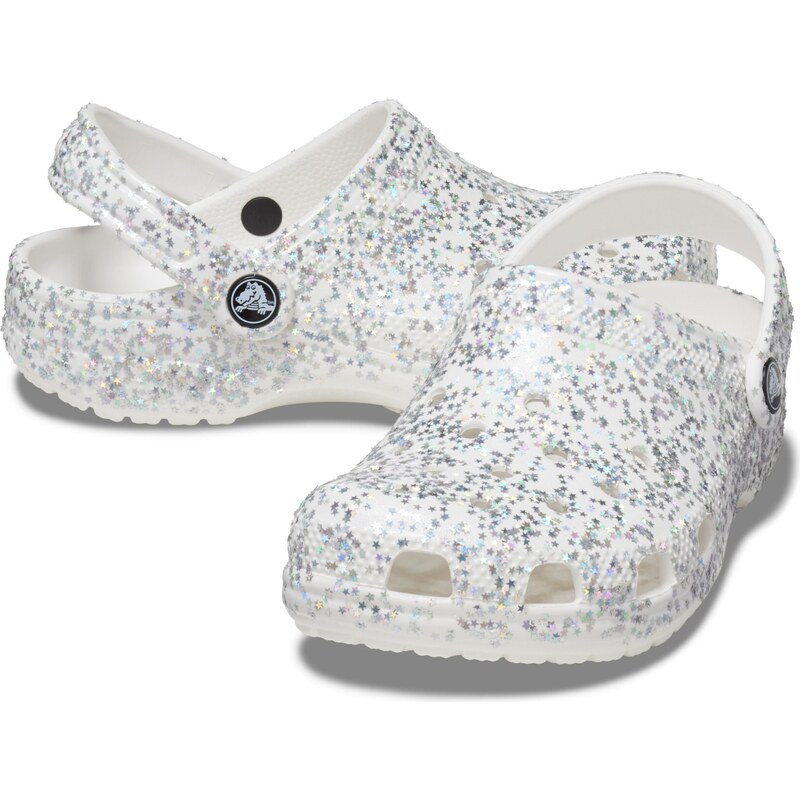 Crocs Classic Starry Glitter Clog Kid's 208620 White