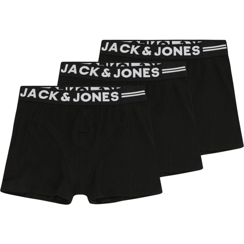 Jack & Jones Junior Aluspüksid 'SENSE' must / valge