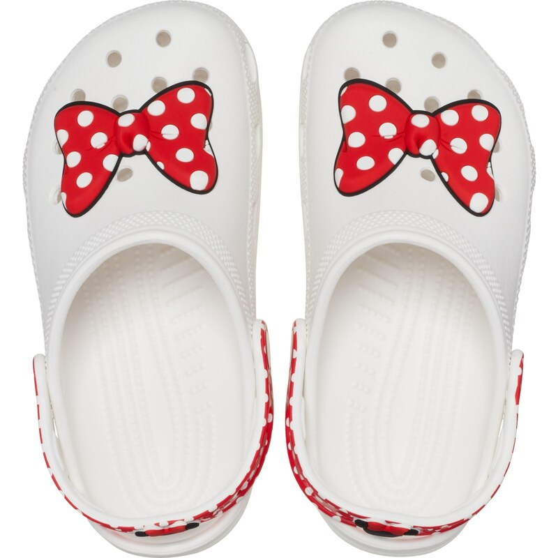 Crocs Disney Minnie Mouse Classic Clog Kid's White/Red