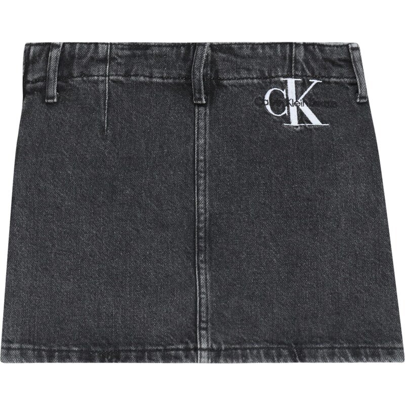 Calvin Klein Jeans Seelik must / must teksariie / valge