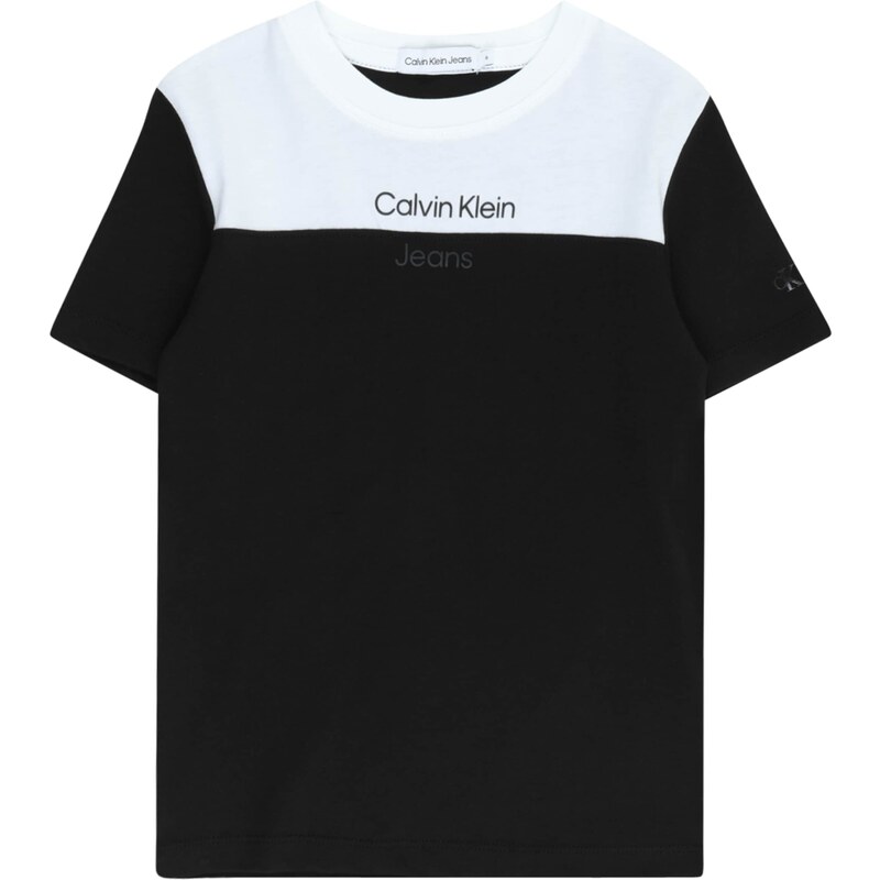 Calvin Klein Jeans Särk tumehall / must / valge