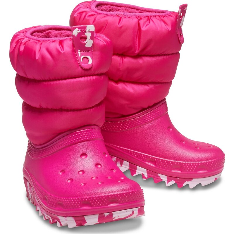Crocs Classic Neo Puff Boot Kid's 207684 Candy Pink