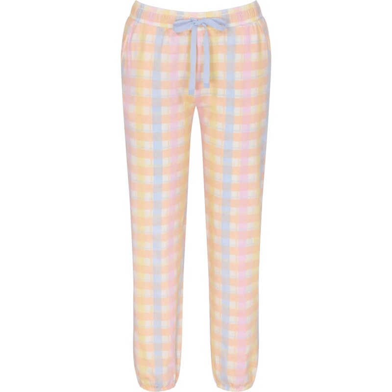 TRIUMPH Pidžaamapüksid tuvisinine / kollane / roosa / valge