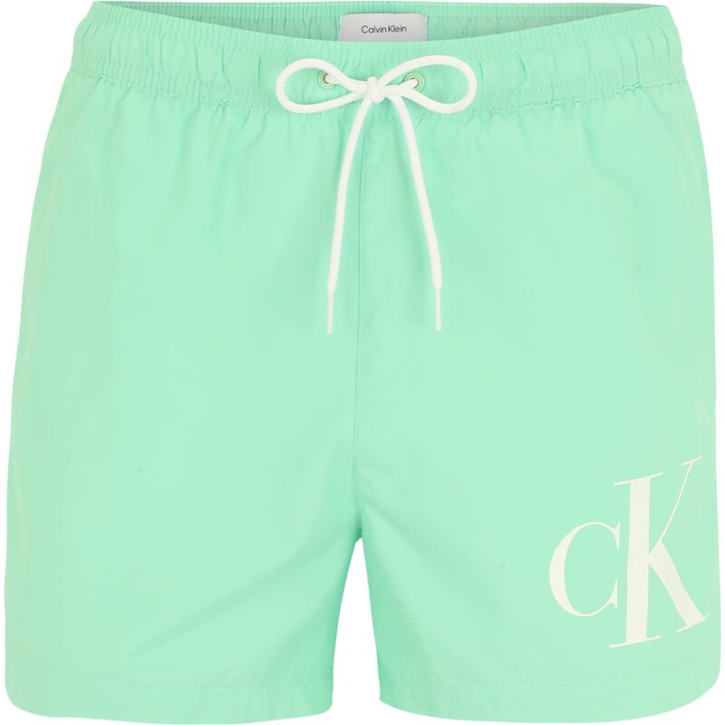 Calvin Klein Swimwear Ujumispüksid heleroheline / valge