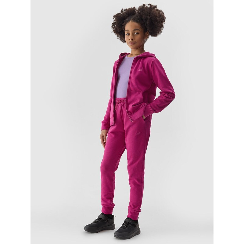 4F Girl's joggers sweatpants - pink