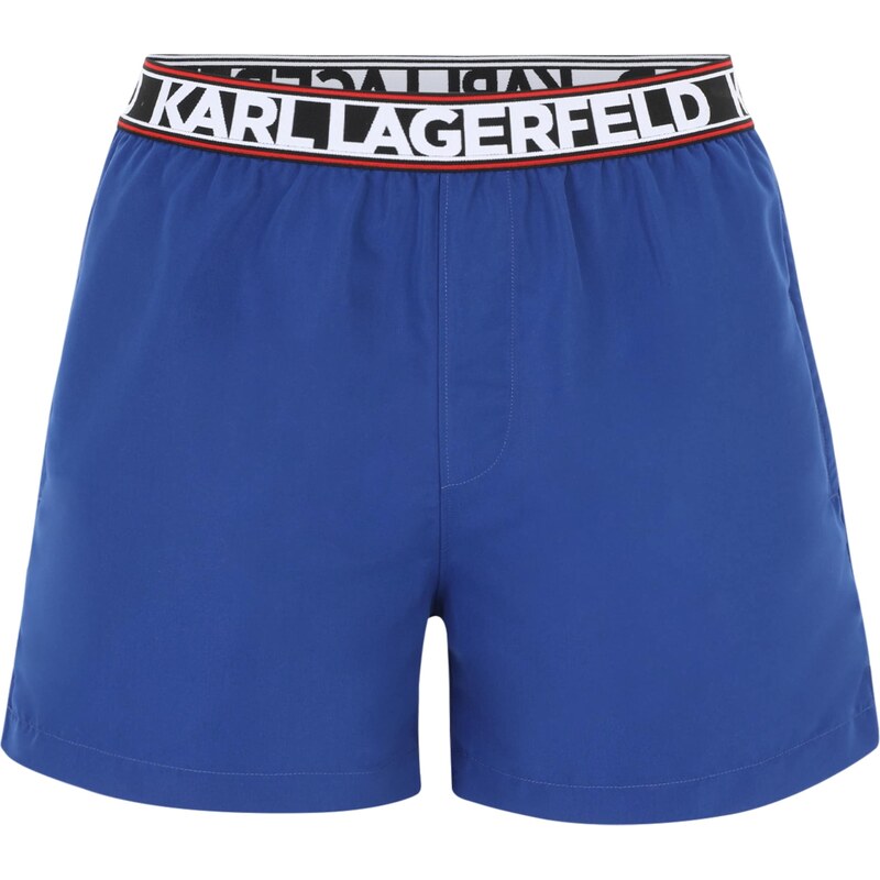 Karl Lagerfeld Ujumispüksid enzian / punane / must / valge