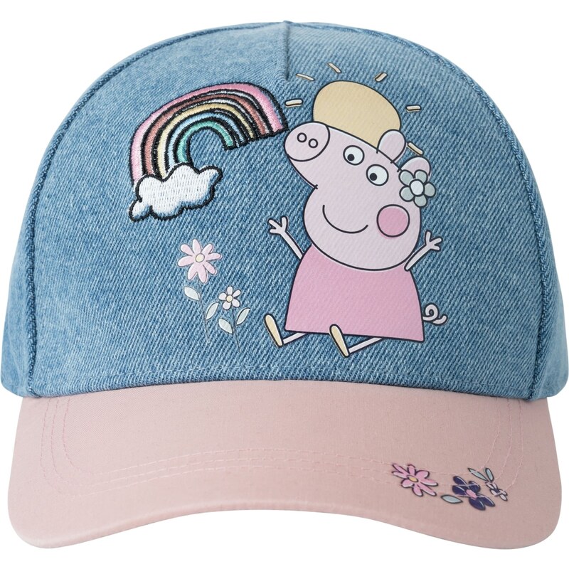 NAME IT Müts 'Ardi Peppagig' sinine teksariie / helekollane / roosa / valge
