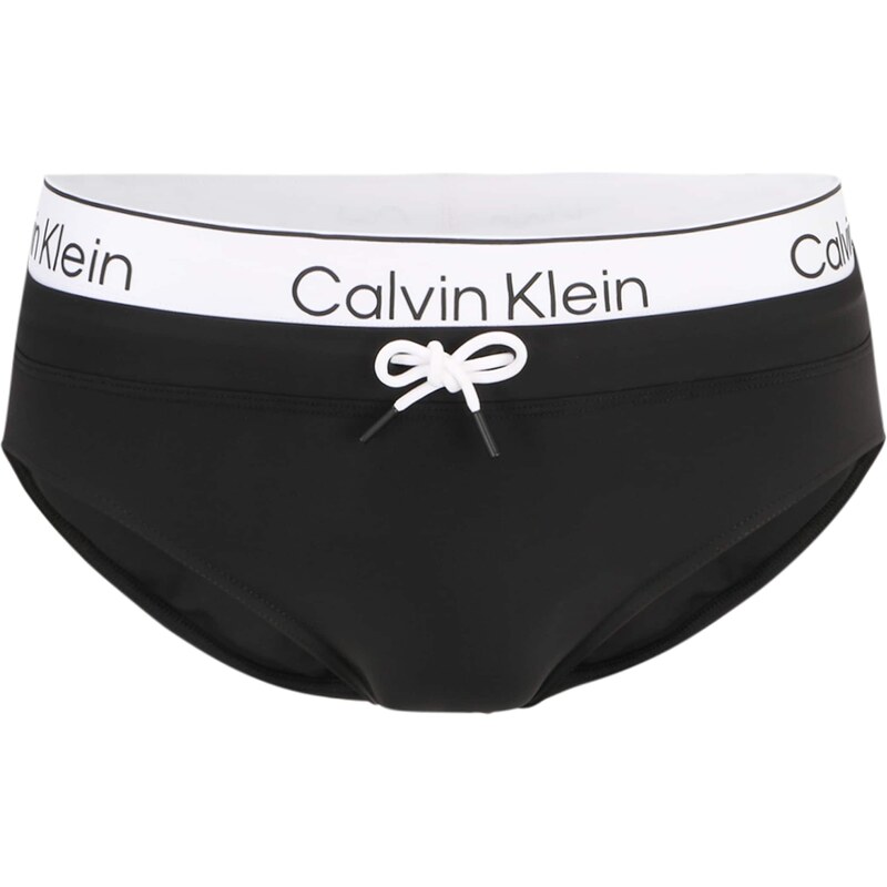 Calvin Klein Swimwear Ujumispüksid 'Meta Lecacy ' must / valge