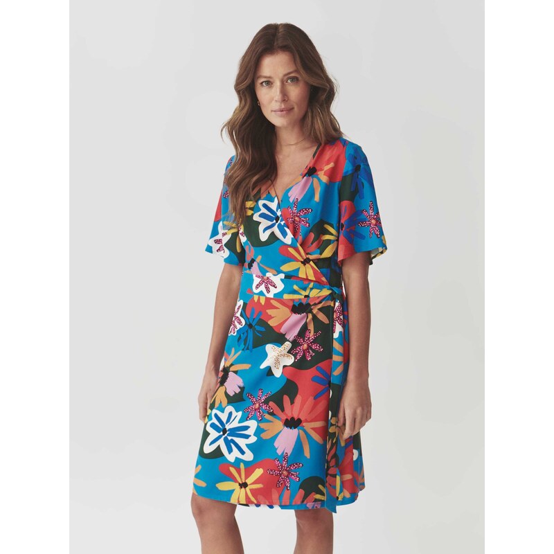 TATUUM Kleit 'TAKTI 1' sinine / segavärvid