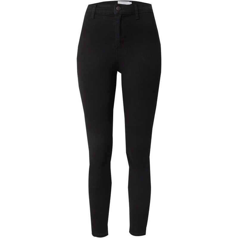 TOPSHOP Teksapüksid 'Joni' must teksariie