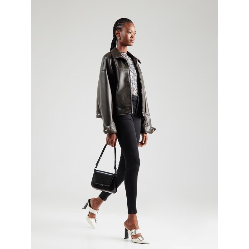 TOPSHOP Teksapüksid 'Joni' must teksariie